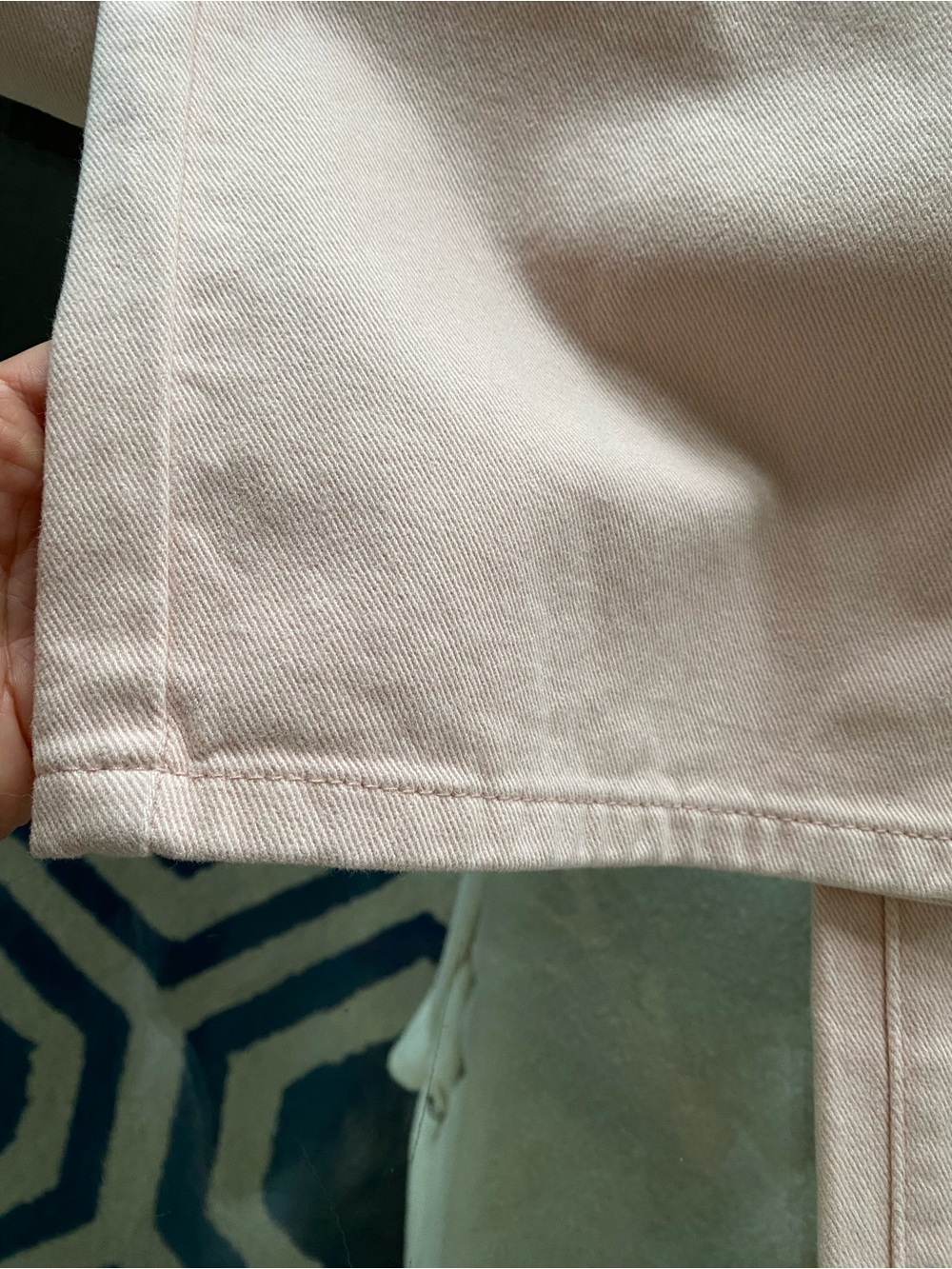 CALI 1850 Light Pink-Peach Mid Rise Wide Leg Jeans! - Picture 10 of 15